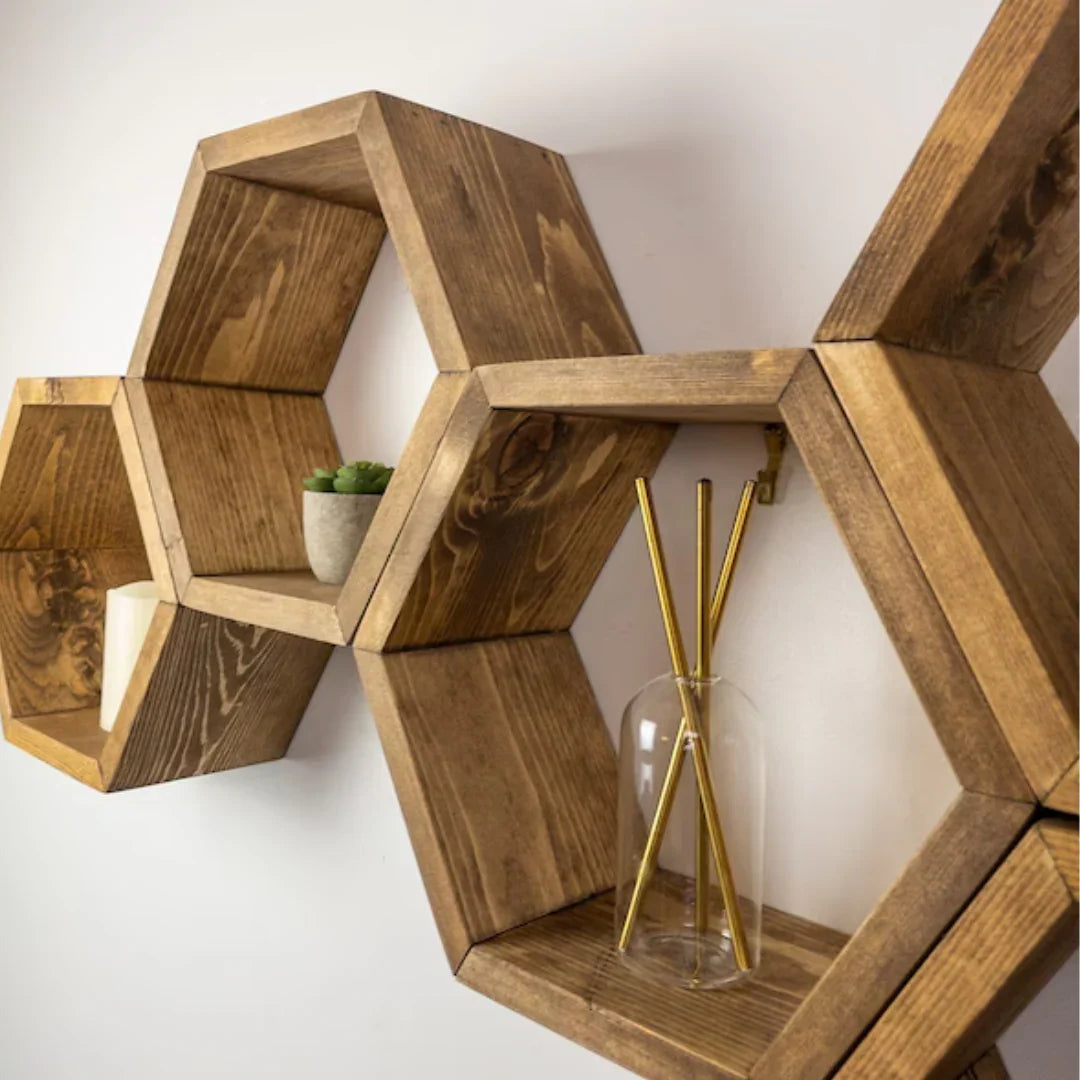 Mensole esagonali