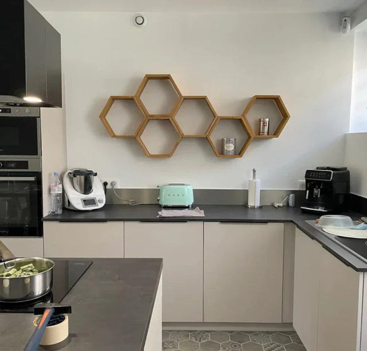 set 6 mensole esagonali